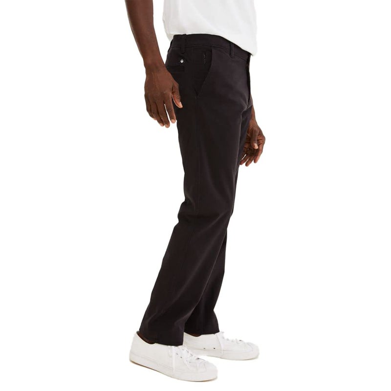 DOCKERS بنطلونات دوكرز الرياضية للرجال بتصميم ألتيميت شينو مع مرونة ذكية 360، أسود، 36W x 30L - Image 2